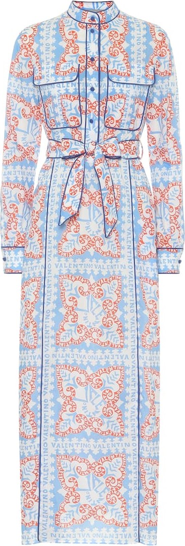 Valentino Exclusive to Mytheresa – Printed cotton shirt dress