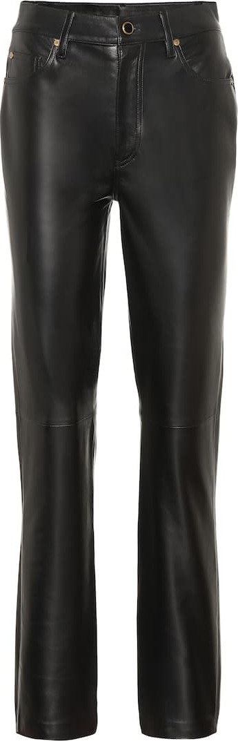 Khaite Victoria leather pants