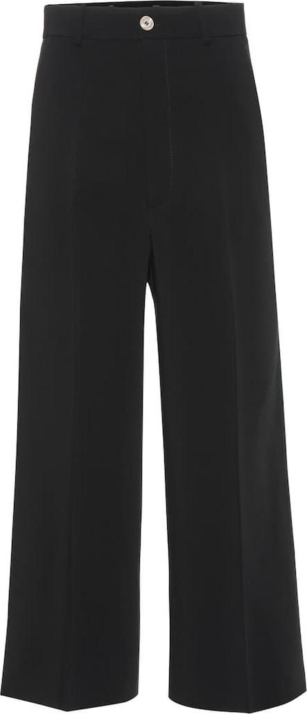 Gucci Stretch crêpe wide-leg pants
