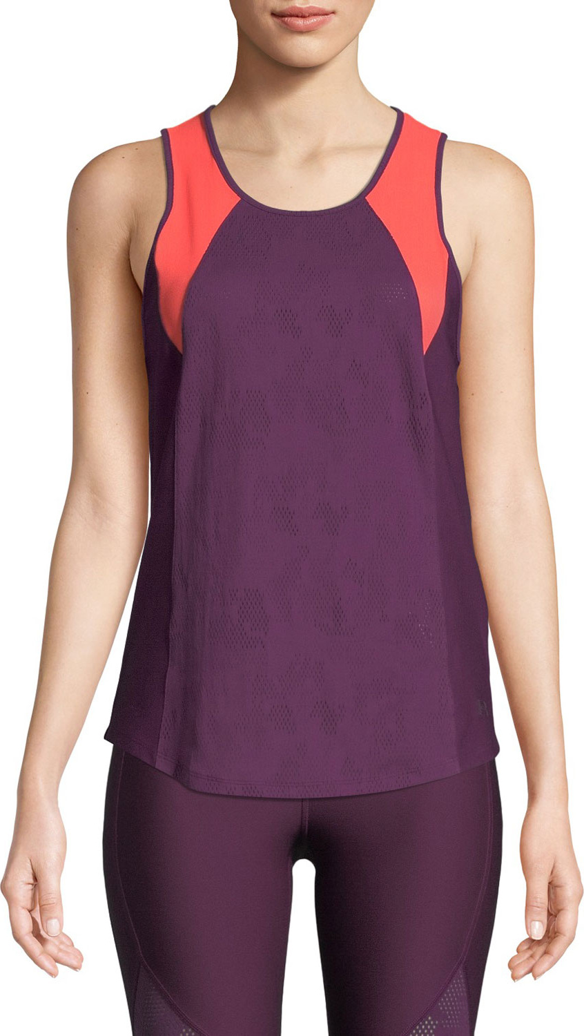 Under Armour Balance Colorblock Mesh Open-Back Tank