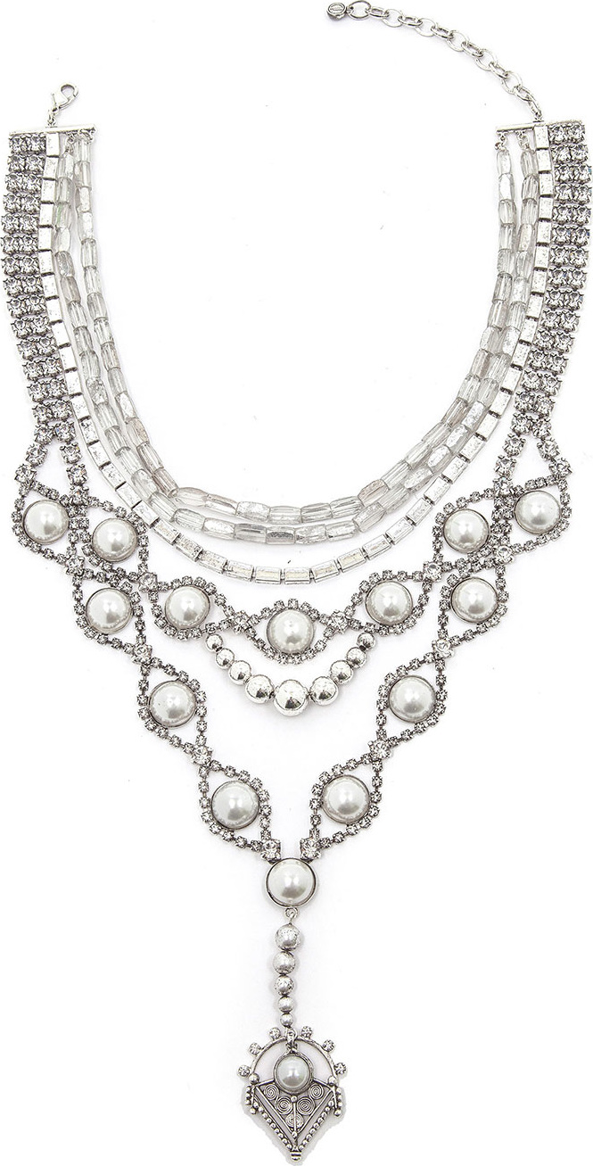 Dylanlex Gigi Statement Bib Necklace w/ Y-Drop