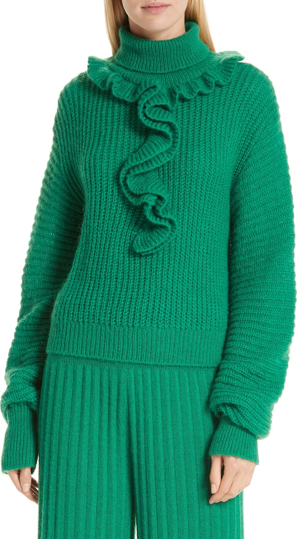 KENZO Ruffle Neck Sweater