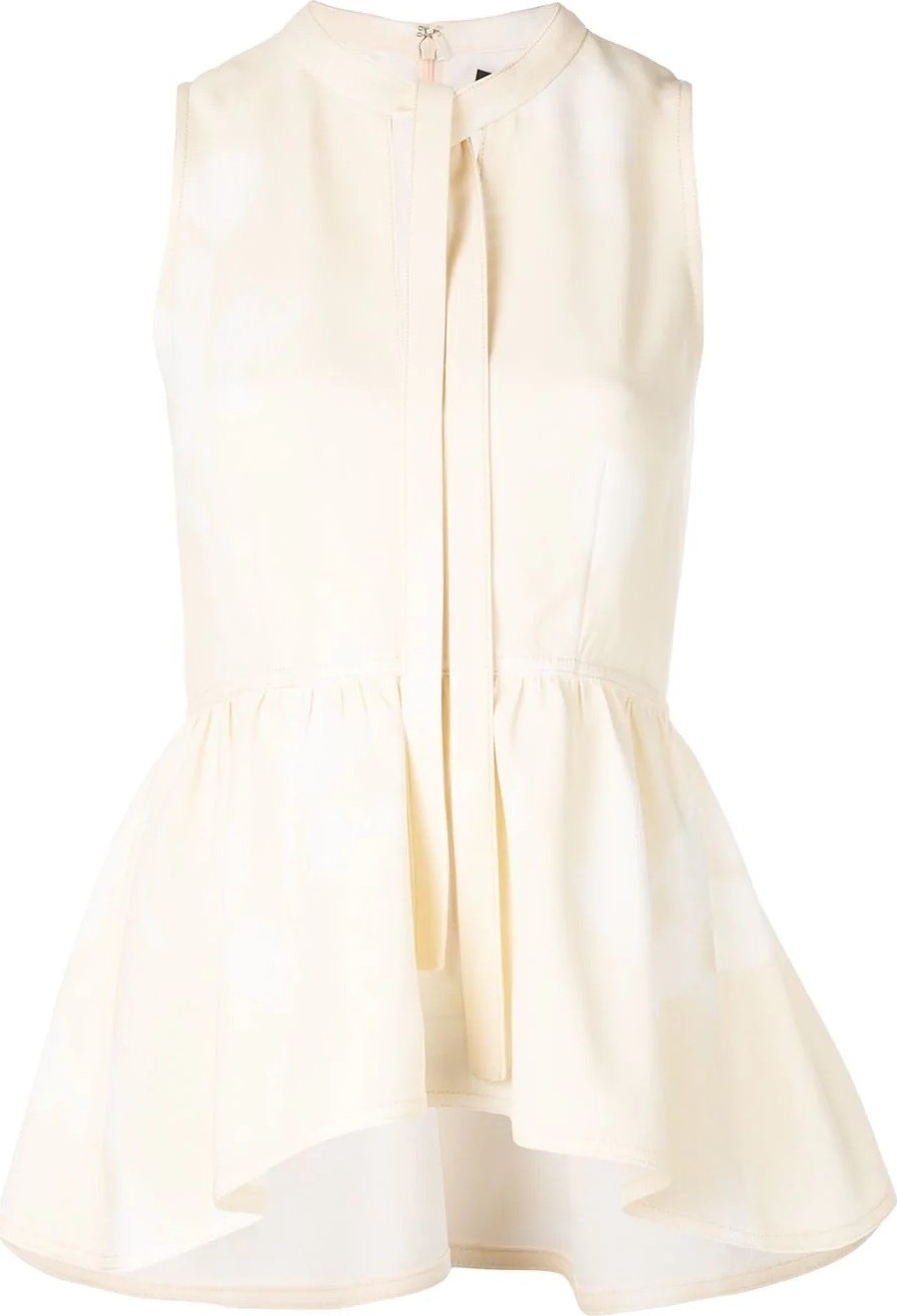 Proenza Schouler tulip print peplum top