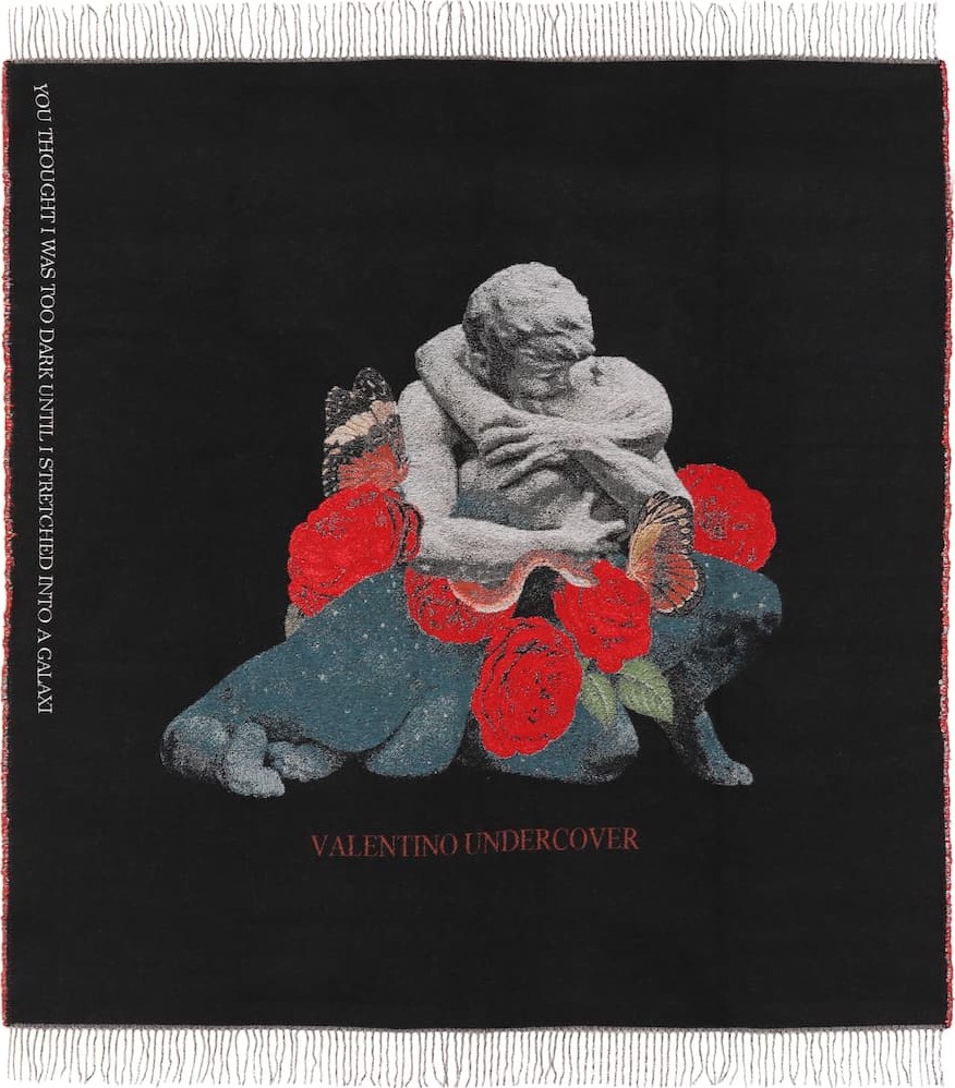 Valentino x UNDERCOVER wool-blend scarf