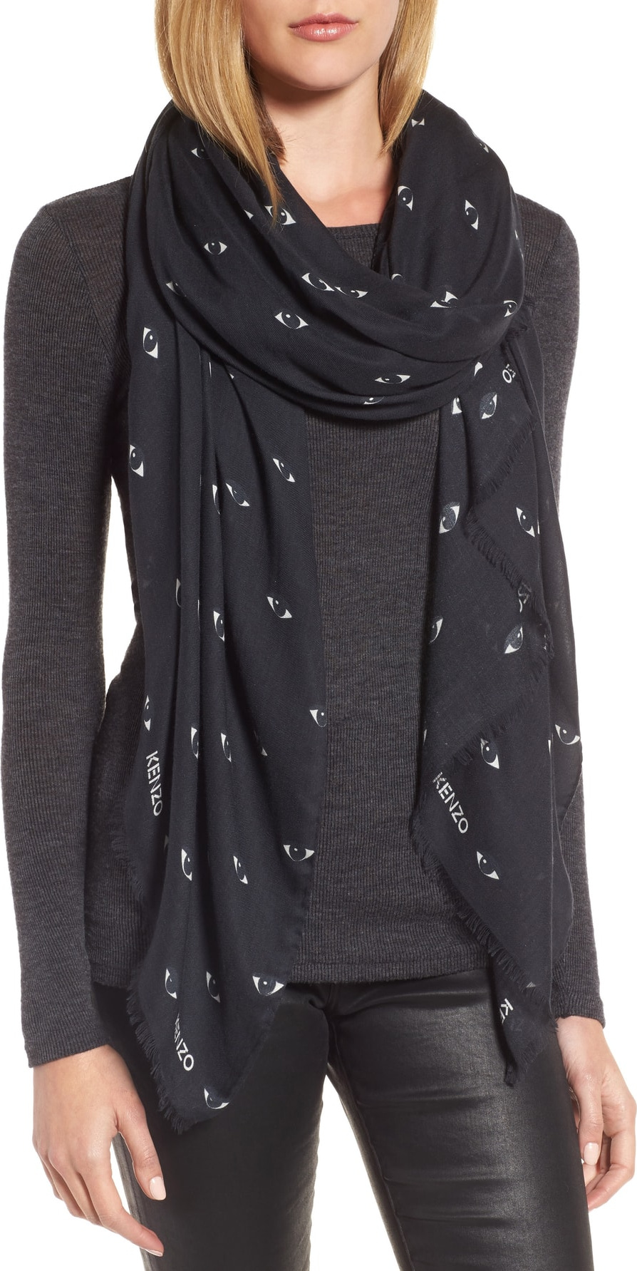 KENZO Eyes All Over Scarf