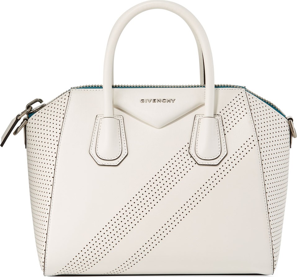 Givenchy Antigona Small Perforated Leather Satchel Bag