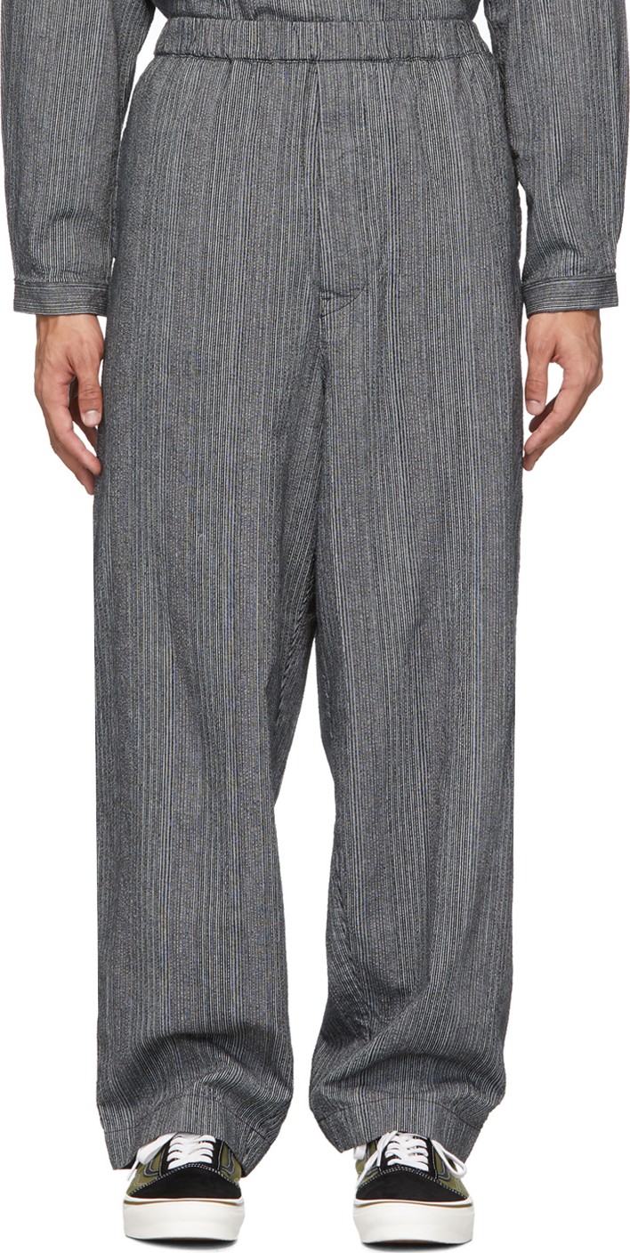 Snow Peak Black Shijira Wide Trousers