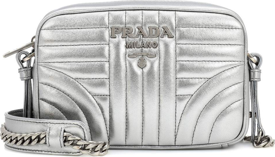 Prada Diagram Matelassé leather shoulder bag