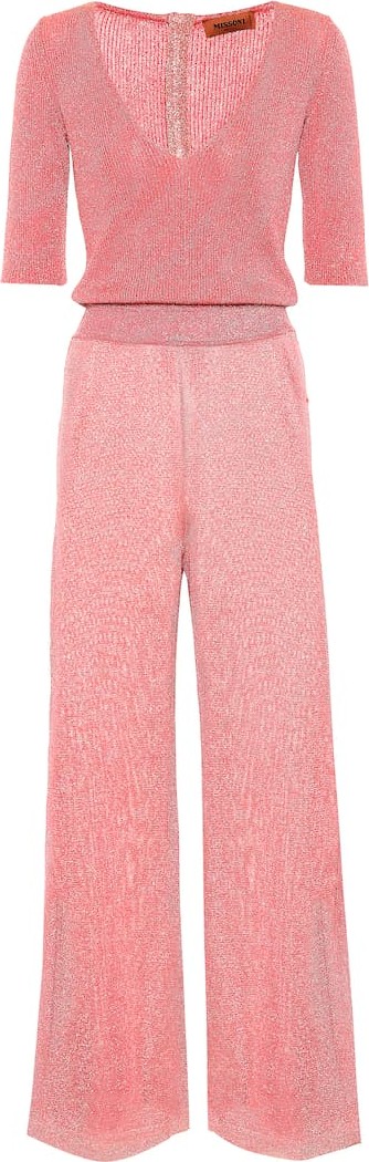 Missoni Metallic knitted jumpsuit