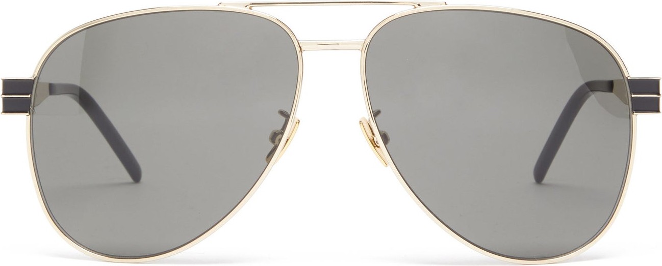 Saint Laurent Aviator metal sunglasses