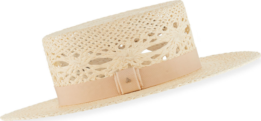 Jane Taylor Lolita Panama Open-Weave Straw Hat