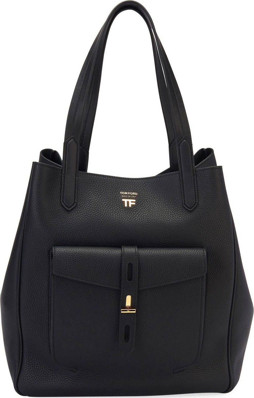 TOM FORD Rialto Grain Medium Tote Bag