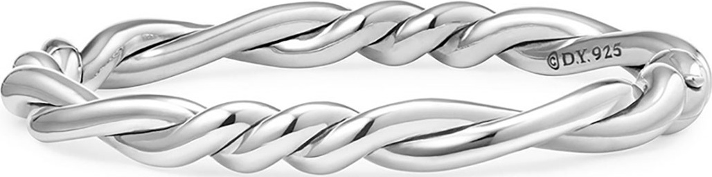 David Yurman 7mm Continuance Twisted Sterling Silver Bracelet