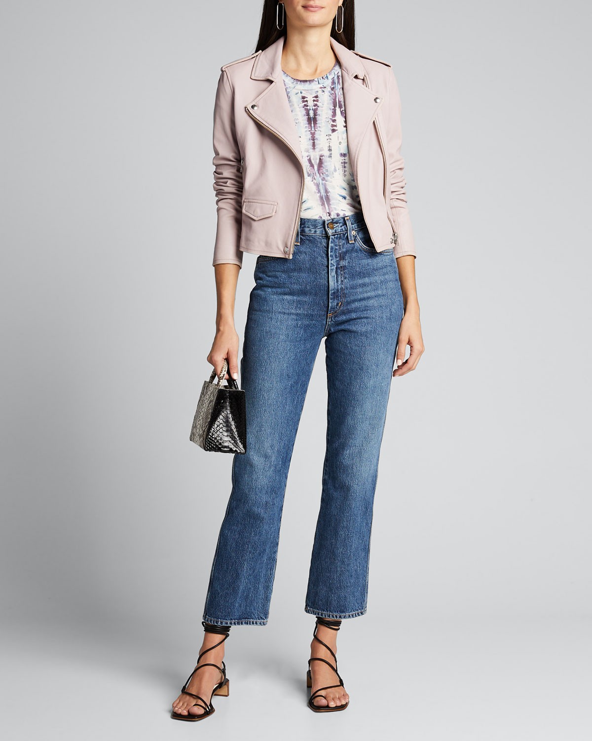 IRO Ashville Cropped Leather Jacket