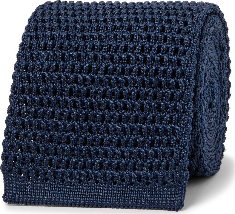TOM FORD 7.5cm Knitted Silk Tie