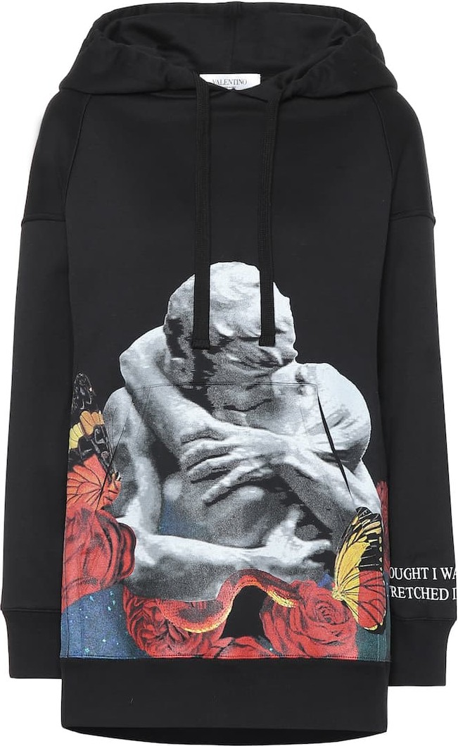 Valentino x UNDERCOVER printed cotton-blend hoodie