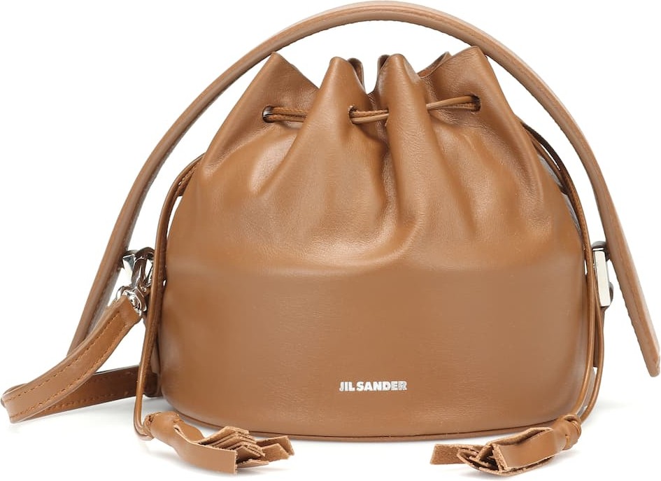 Jil Sander Drawstring Drum shoulder bag