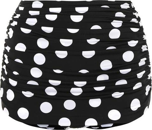 Norma Kamali Bill polka-dot bikini bottoms
