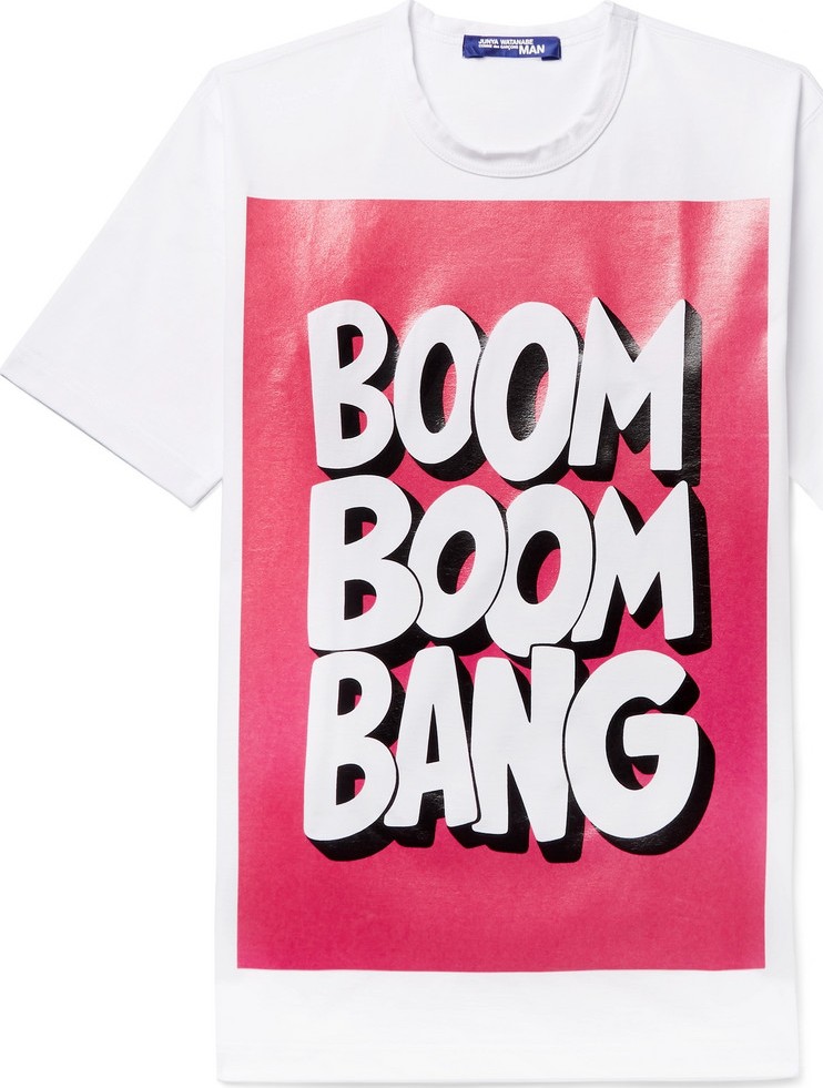 Junya Watanabe Printed Cotton-Jersey T-Shirt