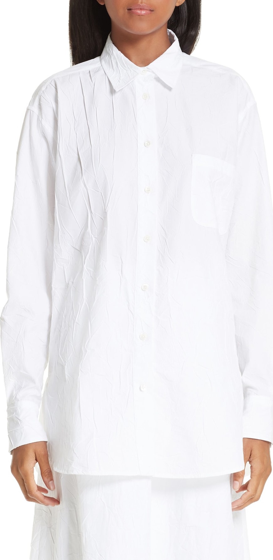 Sies Marjan Sander Crinkled Poplin Shirt