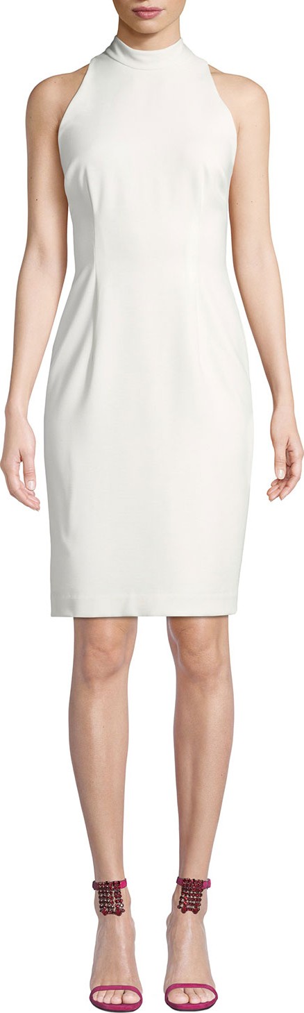 Black Halo Micah Tie-Back Sheath Dress