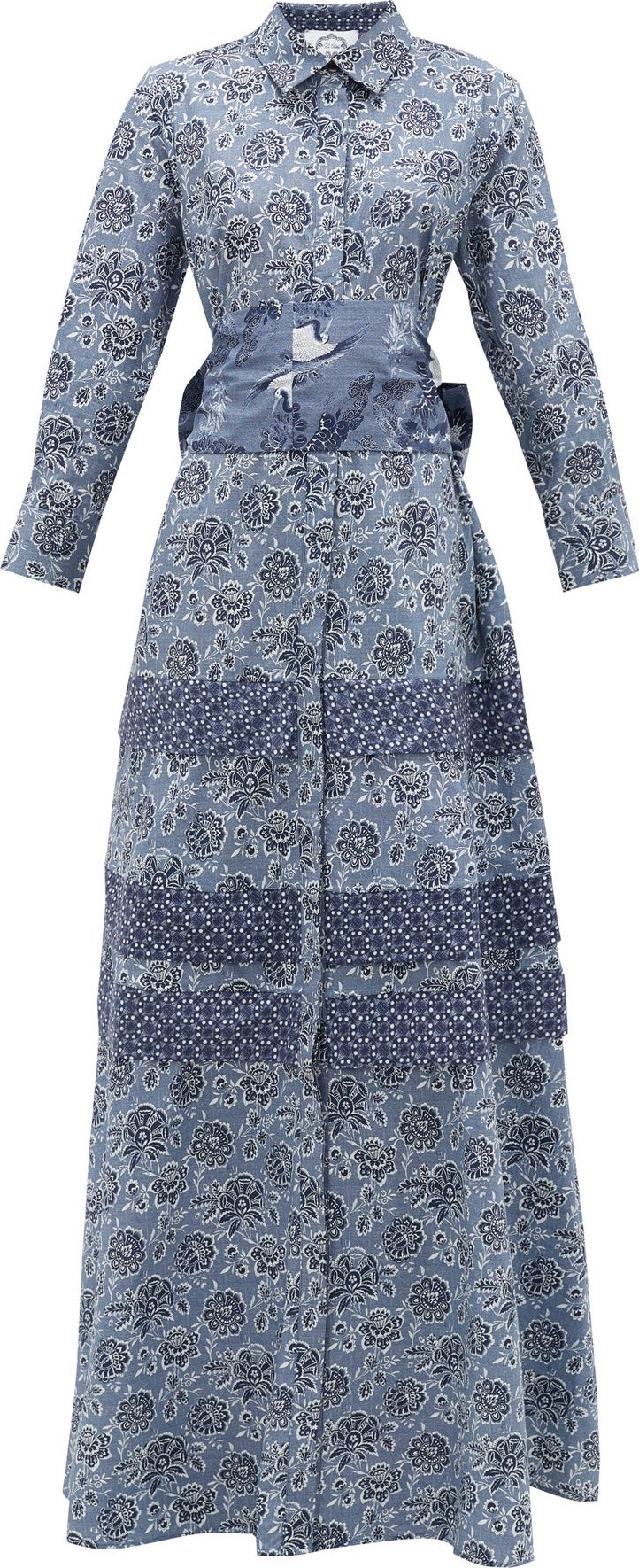 Evi Grintela Menara floral-print cotton shirtdress
