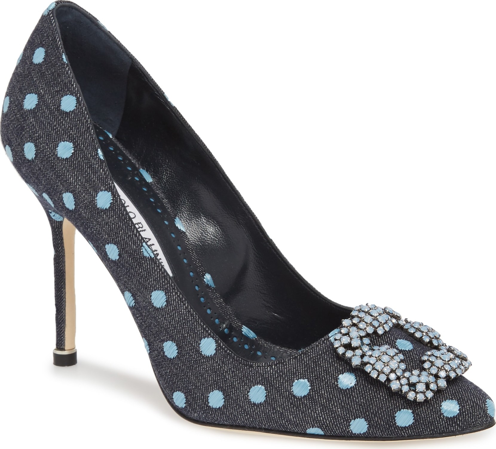 Manolo Blahnik 'Hangisi' Jeweled Pump