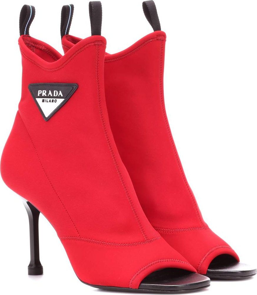 Prada Exclusive to mytheresa.com – stretch-knit ankle boots