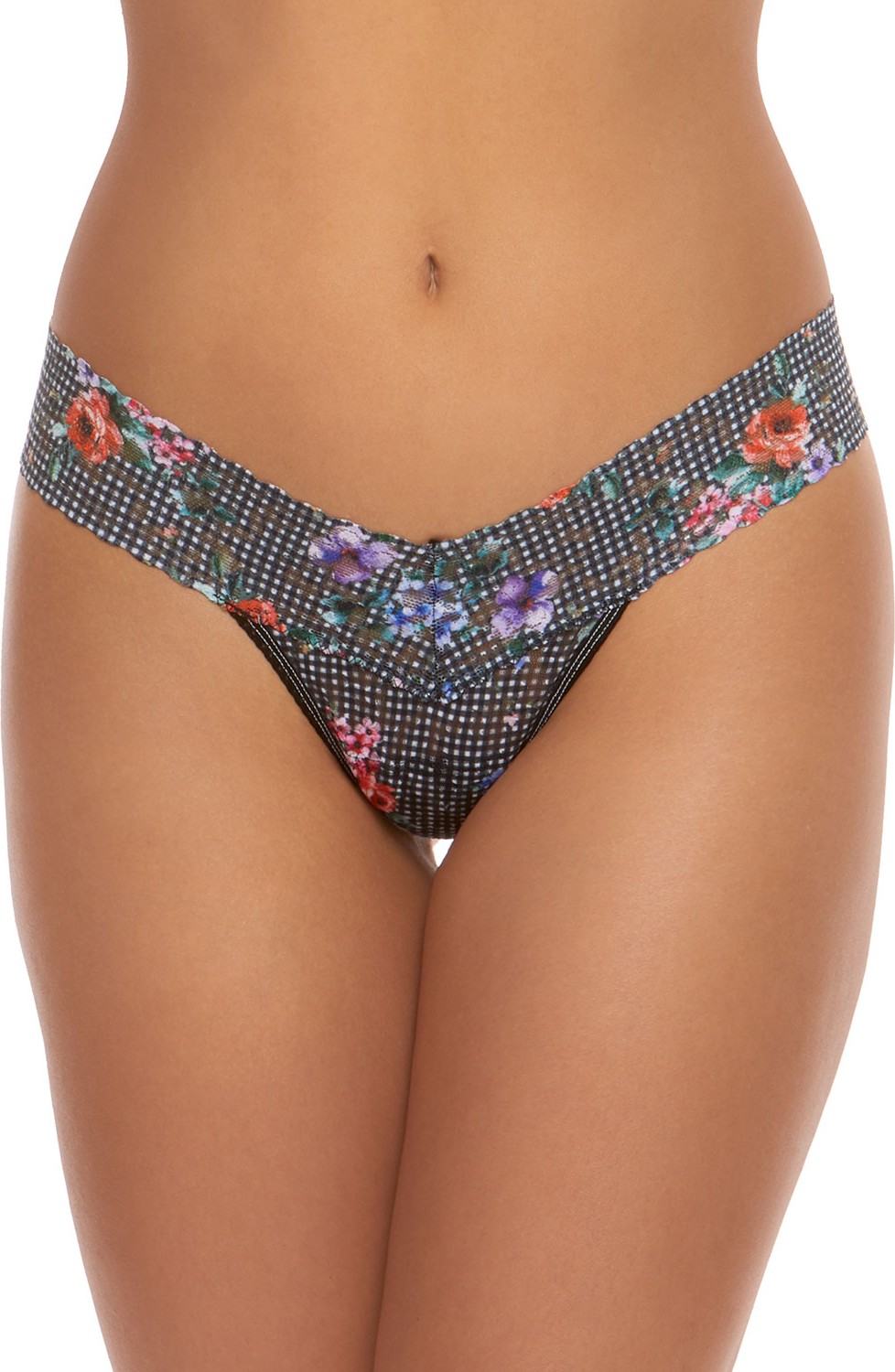 Hanky Panky Checkered Past Low-Rise Lace Thong