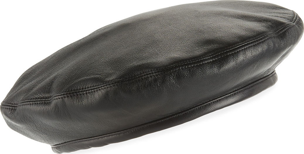 Eugenia Kim Cher Leather Beret Hat