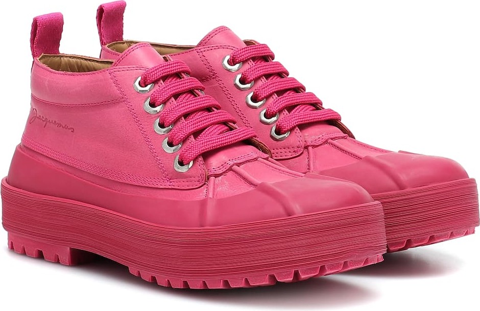 Jacquemus Les Meuniers leather ankle boots