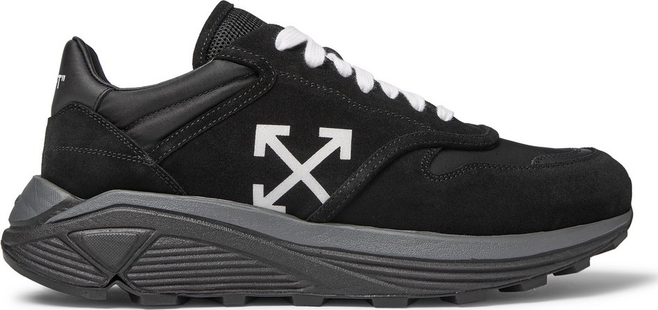 Off White Jogger Suede and Shell Sneakers