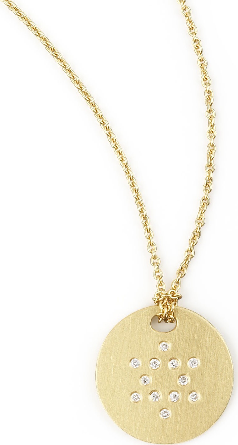 Roberto Coin Star of David Medallion Necklace