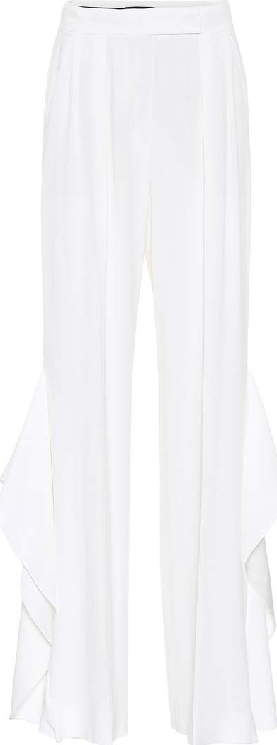 Max Mara Donnola ruffled wide-leg pants