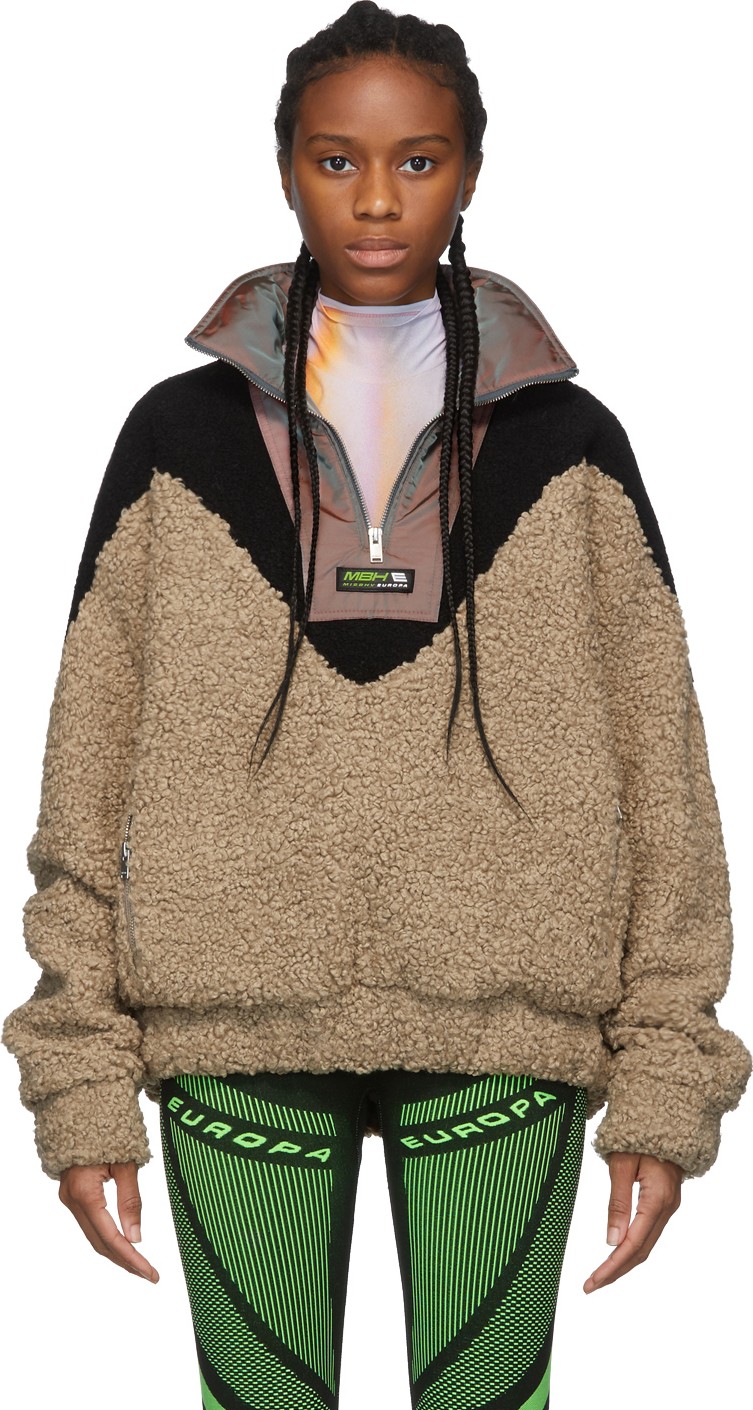 Misbhv Beige Europa Fleece Pullover