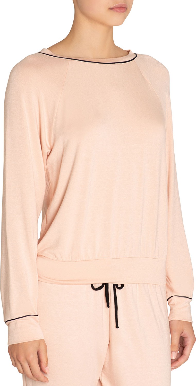 Eberjey Freja Ringer Lounge Sweatshirt