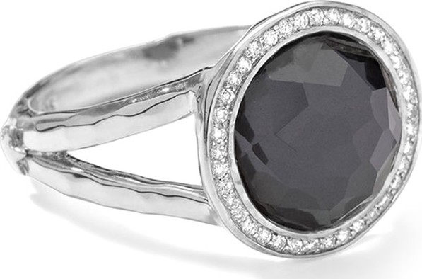 IPPOLITA Stella Mini Lollipop Ring with Diamonds, 0.15 tdcw