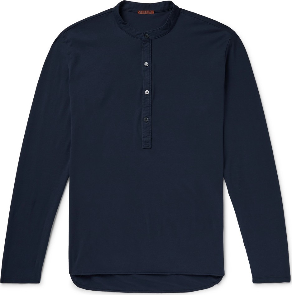 Barena Nalin Cotton-Jersey Henley T-Shirt