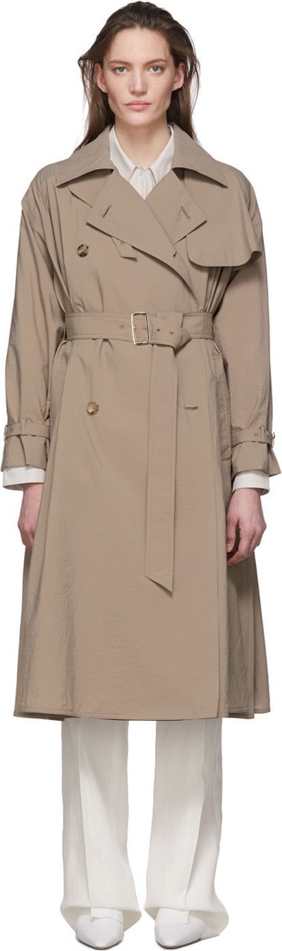 Max Mara Taupe Falster Trench Coat