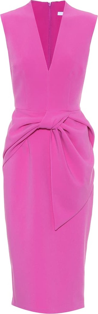 Safiyaa Stretch-crêpe dress