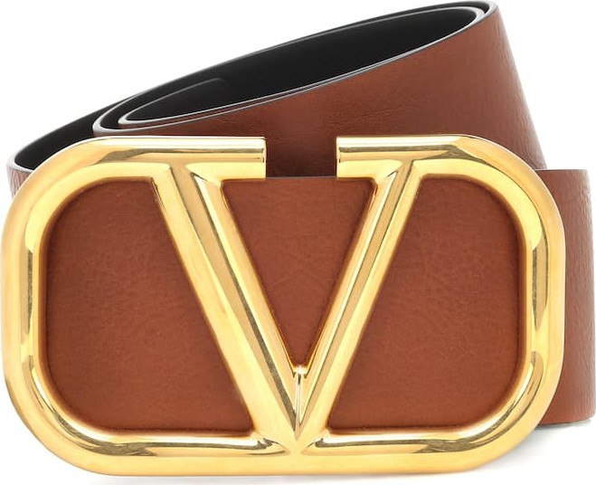 Valentino Valentino Garavani VLOGO leather belt