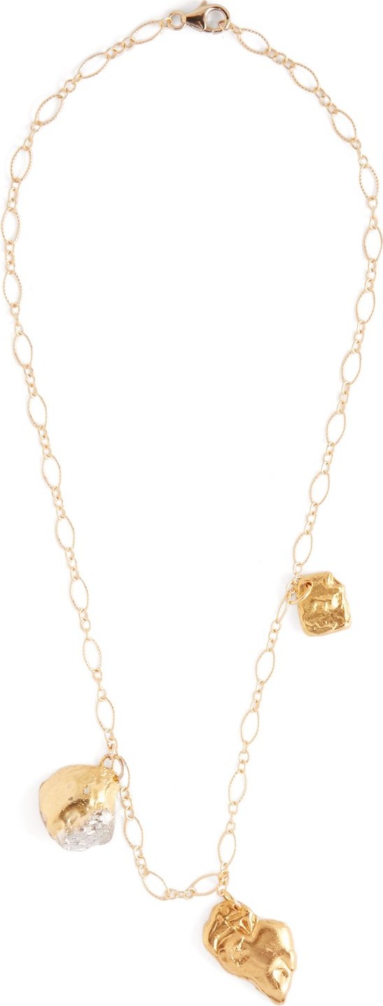 Alighieri Boy and Love 24kt gold-plated necklace