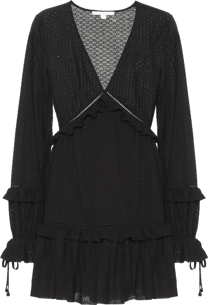 Jonathan Simkhai Broderie anglaise cotton minidress
