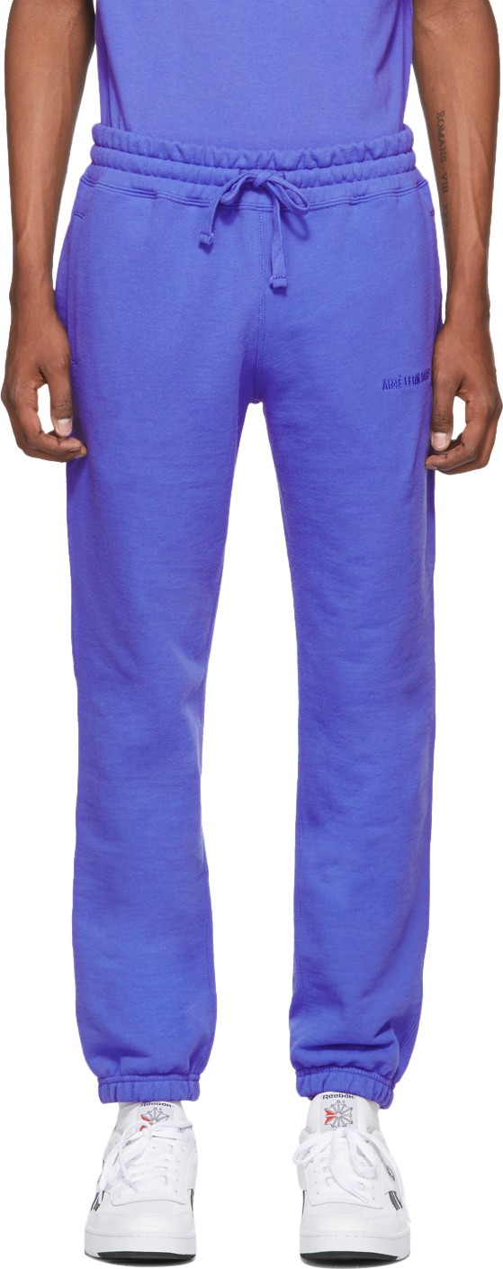 Aimé Leon Dore Blue French Logo Lounge Pants