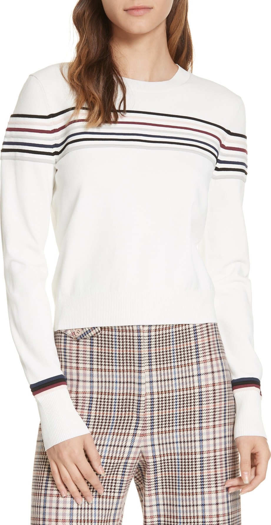 Veronica Beard Fenn Stripe Sweater