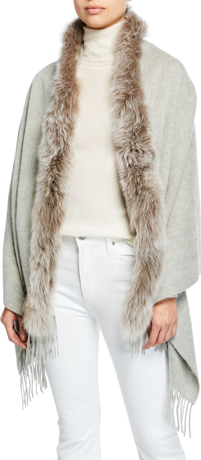 Kelli Kouri Fur Collar Wrap