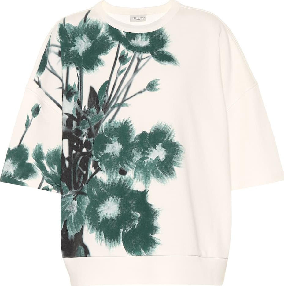 Dries Van Noten Printed cotton sweatshirt