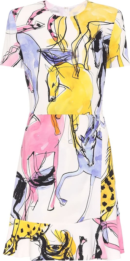 Stella McCartney Dariana printed crêpe dress