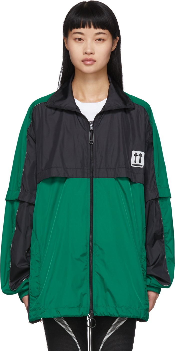 Off White Green & Black River Trail Jacket