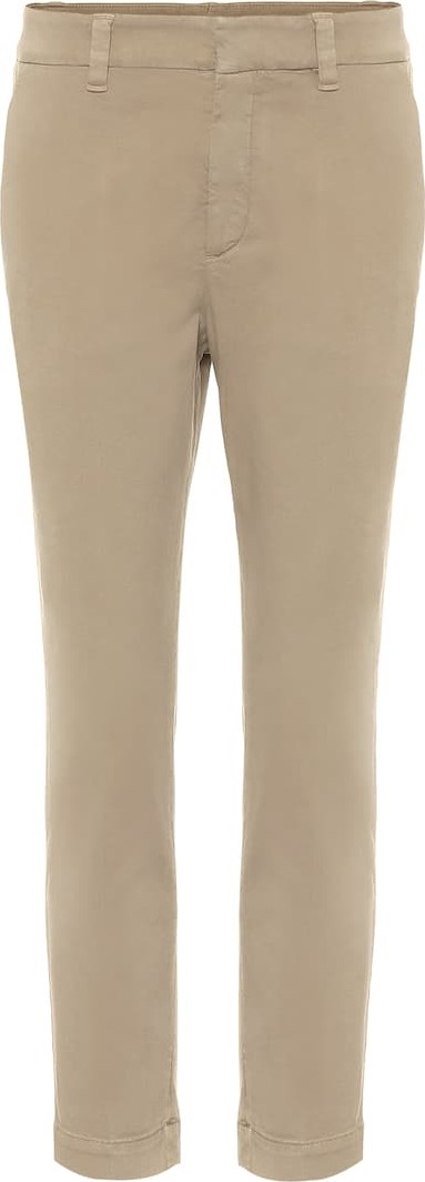 Brunello Cucinelli Stretch cotton cropped pants